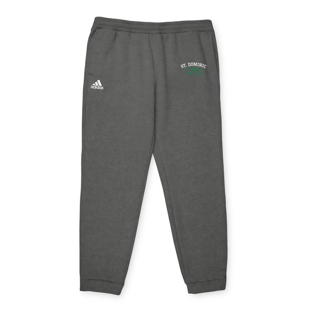 St. Dominic CYO Grey Fleece Joggers — adidas Casual Athletic Sweatpants